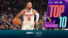 Cestaça de Karl-Anthony Towns, Jalen Brunson absurdo na virada dos Knicks contra os Spurs e mais: o top 10 da NBA desta quarta-feira