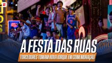 Nova Iorque é azul e laranja! VEJA a festa da torcida pelas ruas da cidade com o título dos Knicks