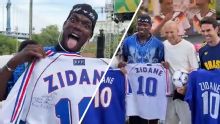 Paul Pogba's wholesome reaction to Zidane signing a France shirt