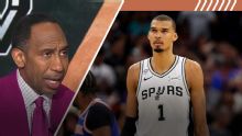 Did NBA Finals help or hurt Wemby's image? Stephen A. weighs in