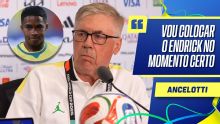 Ancelotti diz que Endrick tem 'talento extraordinário', mas pede paciência: 'Vai ser importante'
