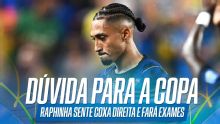 Raphinha fará exames para determinar gravidade na lesão na coxa direita e vira dúvida para o restante da Copa do Mundo; VEJA