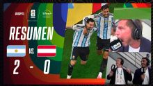 Lo mejor de Argentina vs. Austria en el Mundial 2026, con relatos del Pollo Vignolo, Marcelo Gallardo, Kun Agüero y Carlos Tevez