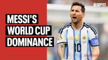 Lionel Messi's World Cup dominance in numbers