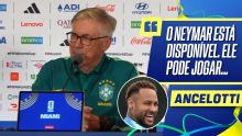 Quantos minutos Neymar pode jogar contra a Escócia? VEJA a resposta direta de Ancelotti