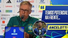 Ancelotti coloca Vinicius Jr. no mesmo patamar de Messi, Mbappé e Haaland: 'Precisamos aproveitar'