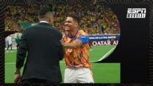 Saludo riverplatense: Falcao y Quintero, juntos en la previa de Colombia - Congo