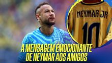 A mensagem de Neymar a amigos antes de Escócia x Brasil: 'Já me sinto campeão...'