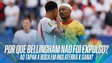 Entenda por que Bellingham não foi expulso em Inglaterra x Gana após 'tapar' a boca