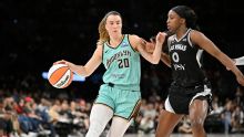 ¡Falta y vale! Canastazo de Sabrina Ionescu
