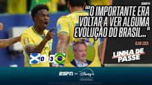 Gian Oddi cita evolução do Brasil contra a Escócia, mas pede calma: 'Não adianta se basear na fase de grupos para o mata-mata'