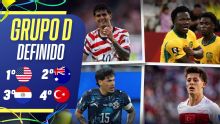 Estados Unidos e Austrália classificados, e Paraguai precisando 'secar' rivais para avançar na Copa; VEJA a classificação do grupo D