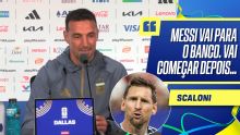Scaloni diz que Messi será reserva em Jordânia x Argentina; VEJA