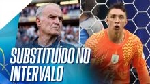 Muslera é substituído por Bielsa no intervalo após falha em Uruguai x Espanha; VEJA