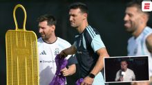 El plan de Scaloni contempla descansar a Messi