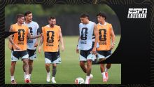 ¡Argentina llegó al estadio para enfrentar a Jordania!
