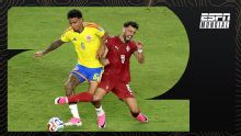 Richard Ríos: "Tuvimos oportunidades de gol, estamos contentos"