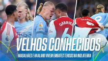 Cabeçada, camisa rasgada e bolada na cabeça: toda a treta que colocou Haaland e Magalhães como 'inimigos' antes de Brasil x Noruega na Copa do Mundo