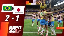 Martinelli le dio a Brasil el pase a Octavos de final