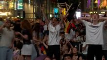 Germany fans in Berlin celebrate equalizer vs. Paraguay