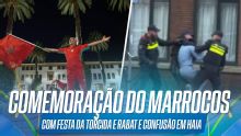 Comemoração do Marrocos após eliminar a Holanda tem festa da torcida em Rabat e confusão em Haia; VEJA