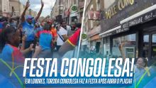 Festa congolesa! Torcedores festejam em restaurante congolês em Londres; VEJA