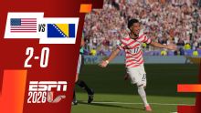¡Con uno menos! Estados Unidos elimina a Bosnia y avanza en el Mundial 2026
