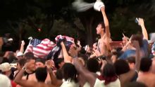 USMNT fans in Washington D.C. erupt after Balogun's opener