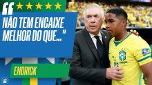 Endrick exalta Ancelotti: 'Não tem encaixe melhor do que ter ele como treinador no Brasil'