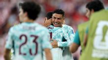 Ronaldo scores 1st KO stage goal before super-sub Ramos rises late