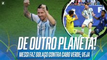 SEMPRE ELE! O golaço de Messi que deixou Vozinha 'perdido' em Argentina x Cabo Verde; VEJA