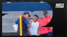 La charla de Lorenzo con Juanfer Quintero