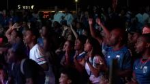 Cape Verde fans go wild after goal vs. Argentina