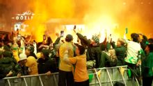 Scenes in Sydney at 5am as Australia equalise vs. Egypt