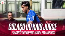 Kaio Jorge anota golaço em amistoso do Cruzeiro contra o Defensor-URU; VEJA