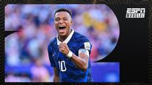 Gol, festejo y pase a cuartos: así jugó Mbappé ante Paraguay