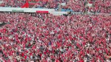 Norway fans erupt as Brazil penalty is saved