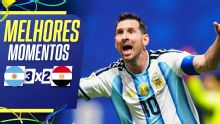 Argentina leva 2 a 0, mas consegue virada 'impossível' sobre o Egito na Copa; VEJA como foi