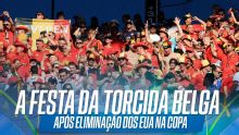 A festa da torcida da Bélgica em Seattle após classificação contra os Estados Unidos na Copa do Mundo
