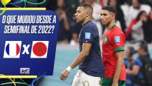 O que mudou em França e Marrocos desde a semifinal da Copa do Mundo de 2022?