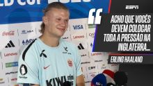 Haaland 'projeta' confronto contra Inglaterra e ainda se surpreende por eliminar Brasil: 'Foi uma loucura para nós'