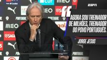 Jorge Jesus é apresentado oficialmente como técnico da seleção portuguesa e diz em apresentação: 'Orgulho em treinar uma das melhores seleções do mundo'