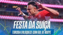 Suíços explodem em festa com gol de empate diante da Argentina na Copa do Mundo