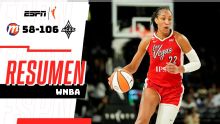 Las Vegas Aces destrozan a Phoenix Mercury y rozan récord de la WNBA
