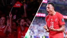 Switzerland fans go crazy as they equalise vs. Argentina