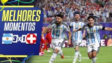 Messi passa em branco pela 1ª vez na Copa, mas Argentina conta com golaço na prorrogação, vence a Suíça e vai à semi contra a Inglaterra; VEJA como foi