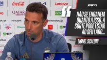 Scaloni vê 'sorte do lado da Argentina' na Copa e minimiza rivalidade contra Inglaterra: 'É uma partida de futebol'