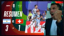 Lo mejor de Argentina vs. Suiza en el Mundial 2026, con relatos del Pollo Vignolo, Kun Agüero y Carlos Tevez
