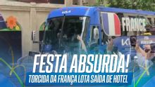 De olho na final! Torcida da França faz festa absurda antes de decisão contra a Espanha na Copa; VEJA