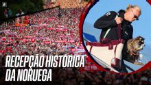 Haaland com 'guaxinim', remada viking e multidão: a recepção absurda da Noruega após a Copa do Mundo
